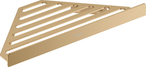 Porte-savon à barettes d'angle Hansgrohe AddStoris brushed bronze