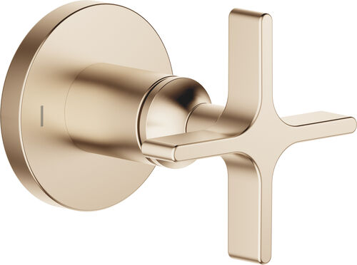 Inversore a 2 vie Dornbracht Vaia Champagne spazzolato