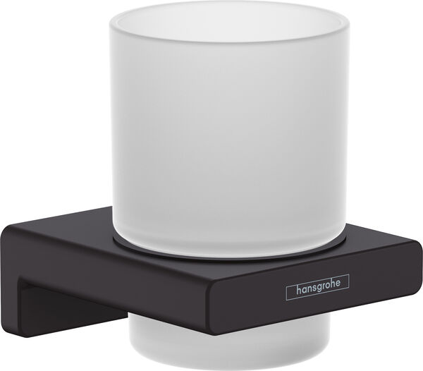 Zahnputzbecher Hansgrohe AddStoris schwarz matt image number 0