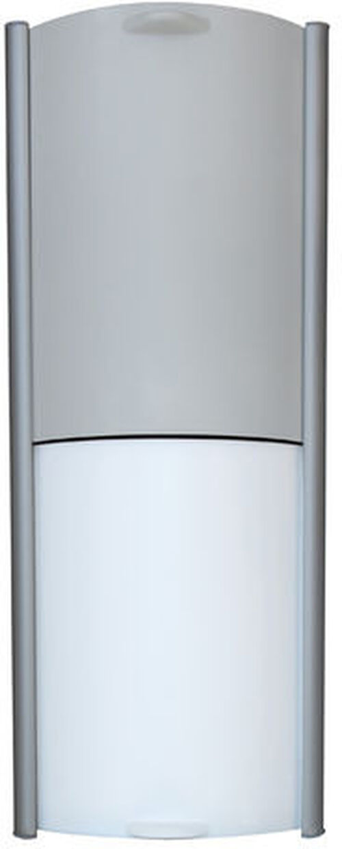 Boîtier de douche Duscholux Showerbox argent éloxé blanc-gris