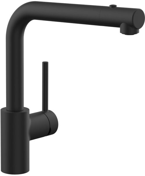 Spültischmischer Laufen Twinplus Inox schwarz PVD