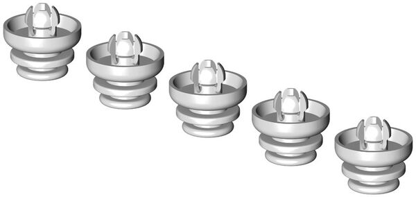 Vorhanggleiter Bodenschatz Weiss image number 0