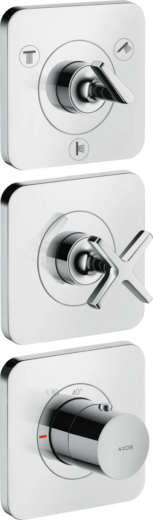 Duschsystem Axor Citterio E, Shower Select Verchromt