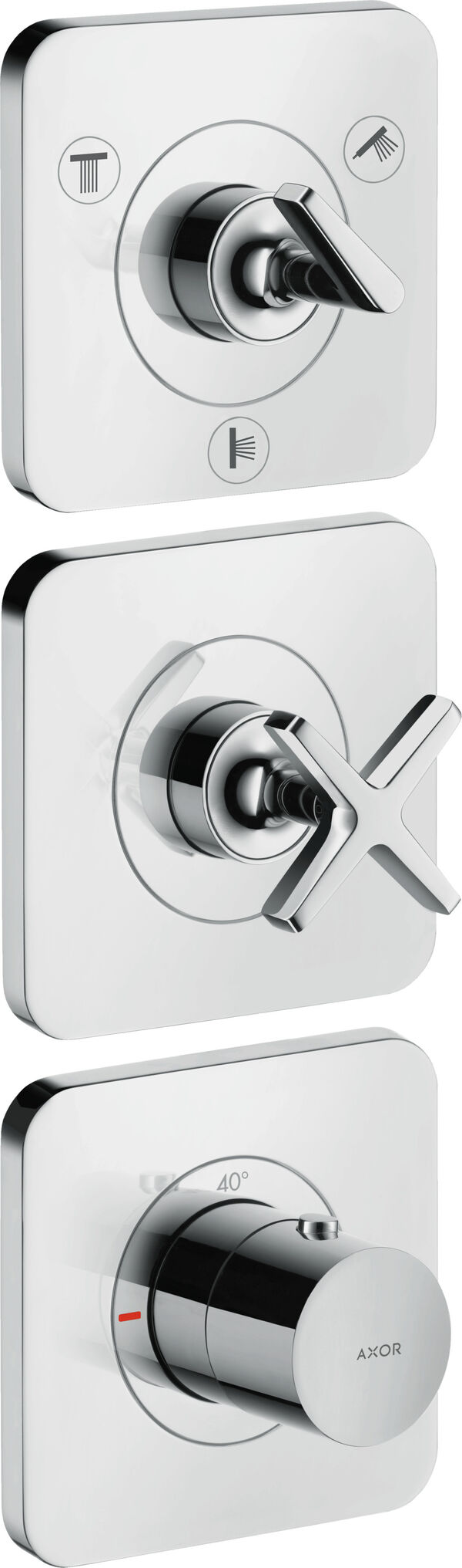 Duschsystem Axor Citterio E, Shower Select Verchromt image number 0