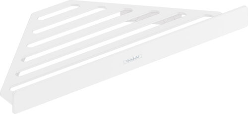 Portasapone a cestino Hansgrohe AddStoris ad angolo bianco opaco