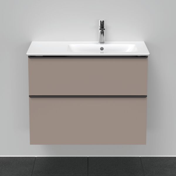 Armadio sottolavabo Duravit D-Neo basalto opaco image number 2