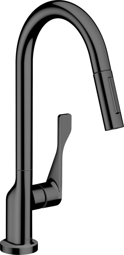 Miscelatore monocomando per lavello Axor Citterio Polished black chrom