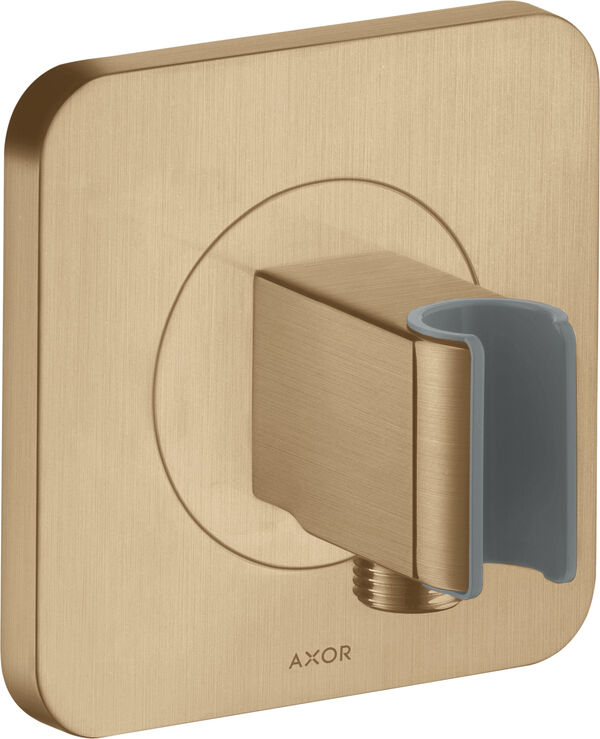 Anschlussbogen Axor Citterio E 120 x 120 mm mit integriertem Brausehalter Rückflussverhinderer image number 0