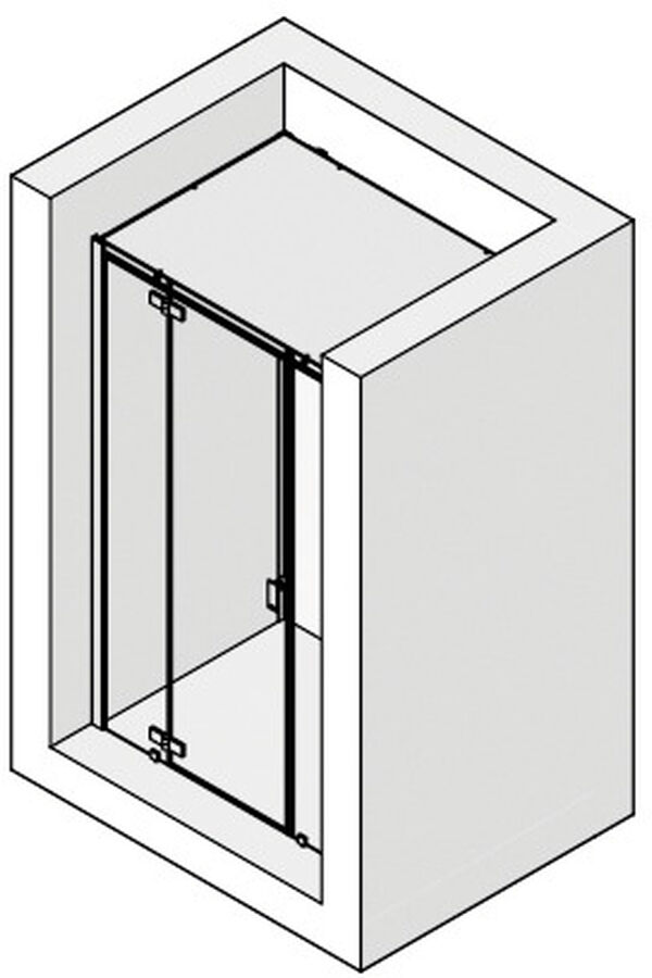 Douche à vapeur Hoesch Sense Perience Blanc Verre clair EverClean image number 0