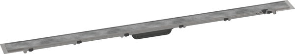Canale doccia Hansgrohe RainDrain Rock, 130 cm accorciabile e piastrellabile, coperchio image number 0