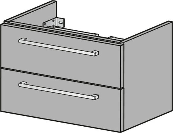 Meuble sous-lavabo Alterna pro S Walnut predazzo image number 0