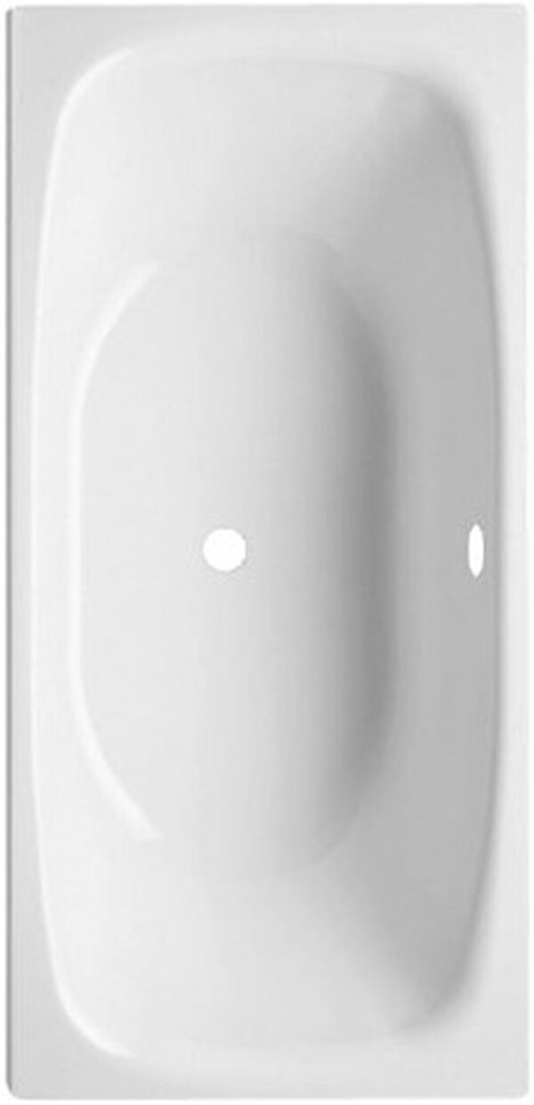 Vasca da bagno Alterna steel duo, 190 x 90 cm, capienza 228 litri, profondit&agrave; 45 cm, in acciaio, image number 0