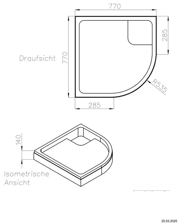 Duschwannentr&auml;ger Schedel image number 1