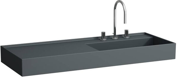 Waschtisch Laufen Kartell 120 x 46 cm Graphit matt image number 0