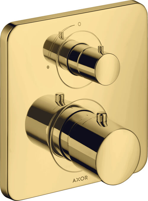 Thermostatmischer-Endmontageset Axor Citterio M polished gold optic