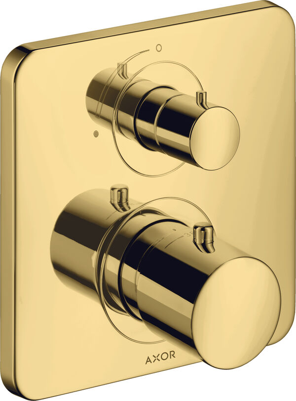 Thermostatmischer-Endmontageset Axor Citterio M polished gold optic image number 0