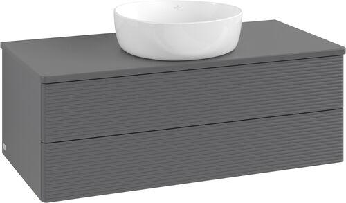 Waschtischmöbel Villeroy & Boch Antao anthrazit matt
