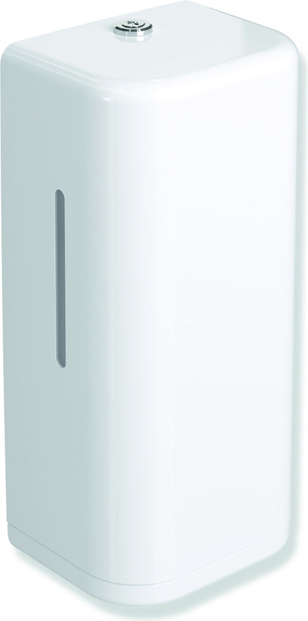 Distributeur &eacute;lectronique de d&eacute;sinfectant Hewi 477 Sensoric Blanc signalisation El&eacute;ment de cadre blanc signalisation image number 0
