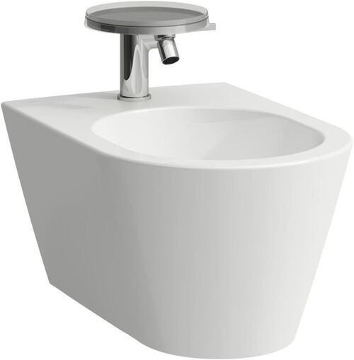 Wand-Bidet Laufen Kartell Armaturenloch Weiss Cleaneffekt