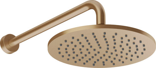 Soffione ad effetto pioggia Gessi &frac12;" Warm steel brushed