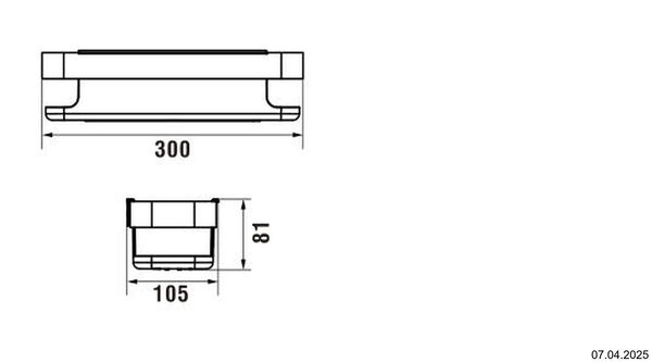Duschkorb Laufen Niara Titanschwarz&nbsp;matt PVD image number 1