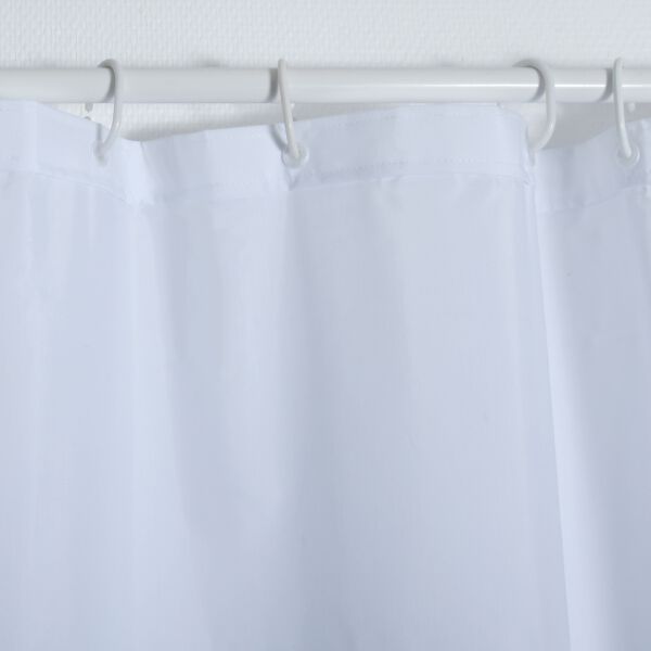 Rideau de douche Spirella blanc image number 1