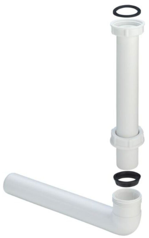 Ablaufbogen 90° Weiss