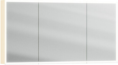 Armoire de toilette Alterna luuna LED plus avec &eacute;clairage inf&eacute;rieur/sup&eacute;rieur Carat beige Couleur de lumi&egrave;re r&eacute;glable en continu 2700-6500 K