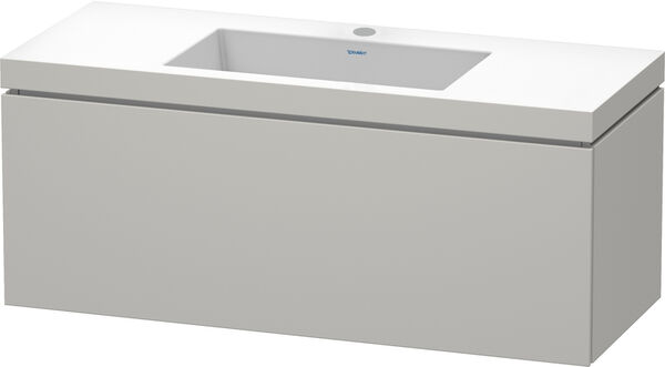 Combinaison de lavabo Duravit Vero Air Gris b&eacute;ton mat image number 0