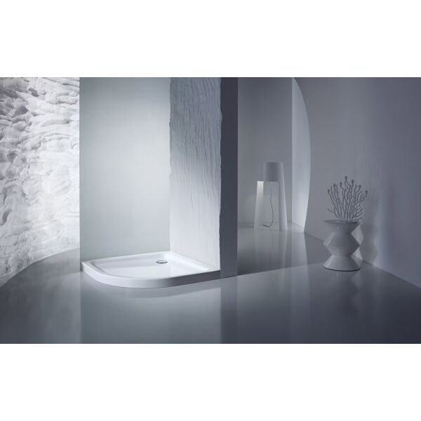 Vasca da doccia ad angolo Kaldewei ArRondo Bianco Cleaneffekt image number 1