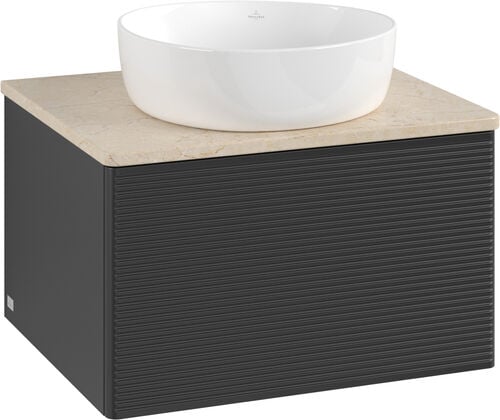 Waschtischmöbel Villeroy & Boch Antao Schwarz matt