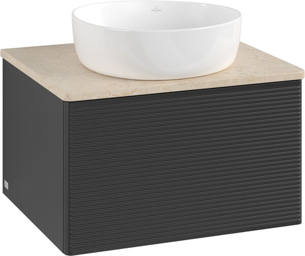 Waschtischmöbel Villeroy & Boch Antao Schwarz matt image number 0