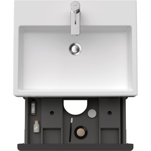 Meuble sous-lavabo Duravit D-Neo Graphite mat image number 4