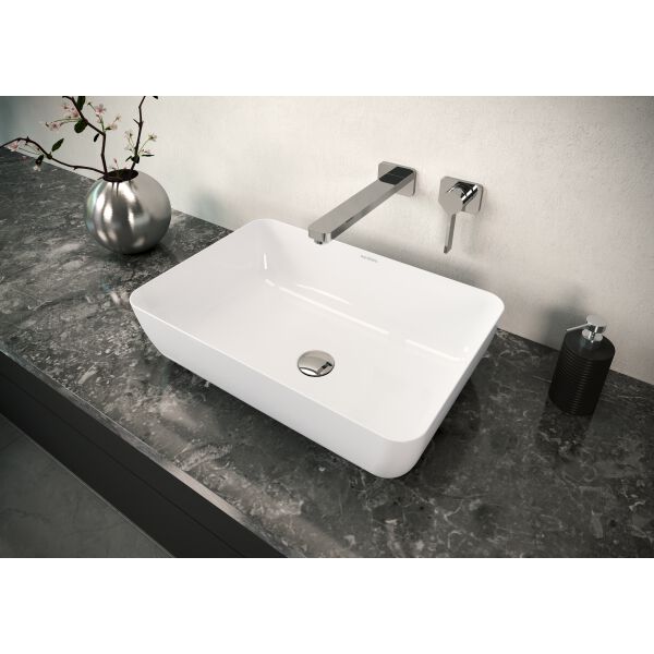 Lavabo &agrave; poser Kaldewei Cayono Blanc Cleaneffekt image number 1