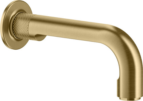 Goulot de baignoire Gessi Inciso ½" Brushed brass
