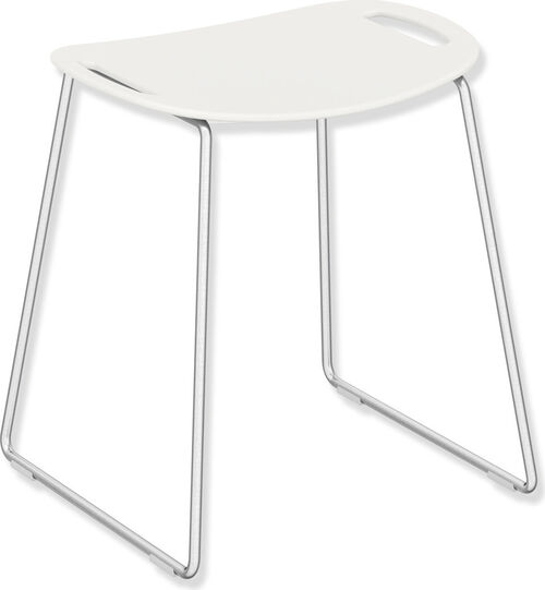 Tabouret de douche Hewi Blanc de sécurite brillant