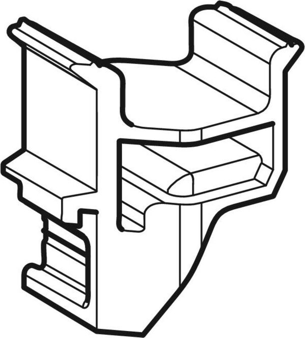 Adapter Geberit Duofix für Geberit GIS Halter für SilentPanel  image number 0