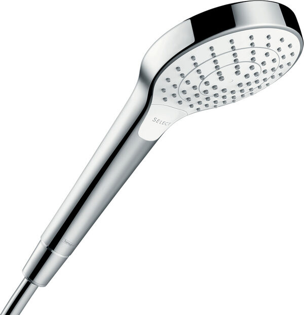 Handbrause Hansgrohe Croma Select S Vario verchromt-weiss image number 0
