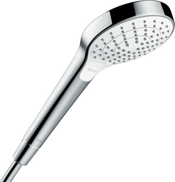 Handbrause Hansgrohe Croma Select S Vario Verchromt-weiss image number 0
