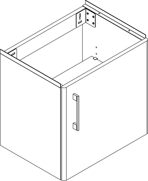 Waschtischmöbel Alterna primo round S Premium weiss image number 0