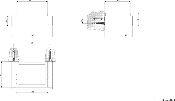 Porte-savon Gessi Rettangolo Chrom&eacute; image number 1