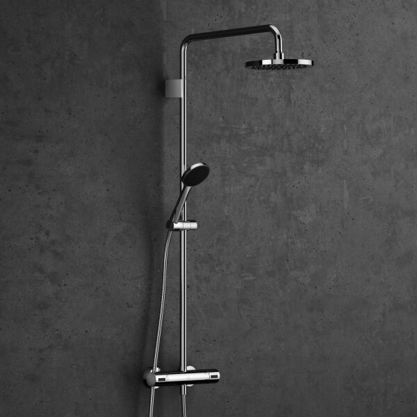 Shower Pipe Dornbracht avec thermostat de douche Bronze bross&eacute; image number 2