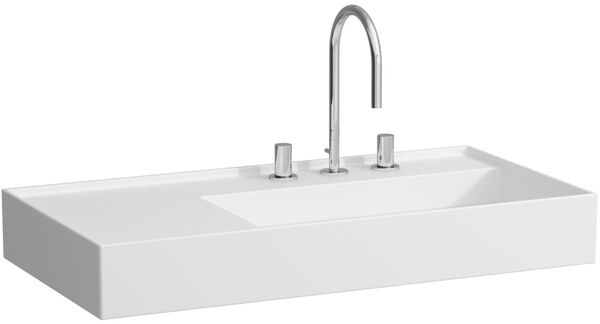 Auflegewaschtisch Laufen Kartell 90 x 46 cm Weiss matt image number 0