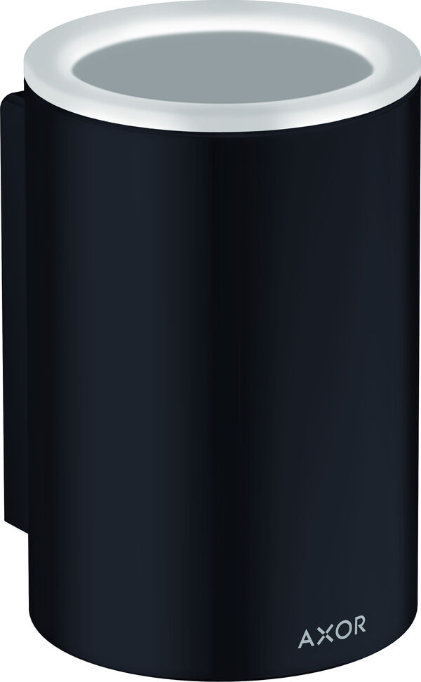 Zahnbecher Axor Universal Circular Schwarz matt image number 0