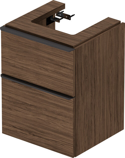 Waschtischmöbel Duravit D-Neo nussbaum dunkel