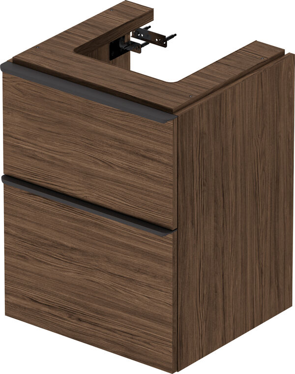 Waschtischmöbel Duravit D-Neo Breite 48,4 cm, Höhe 62,5 cm Tiefe 44,2 cm 2 Schubladen image number 0
