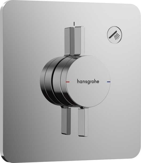 Duschsystem Hansgrohe Duo Turn Q Verchromt image number 0