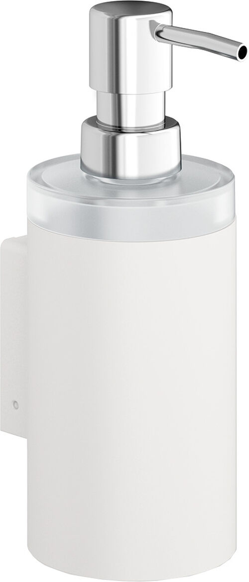 Distributore di sapone Hewi System 900 Bianco opaco Distributore di sapone in vetro satinato