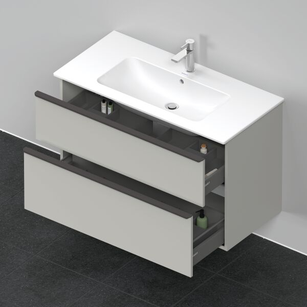Waschtischm&ouml;bel Duravit D-Neo Betongrau matt image number 3