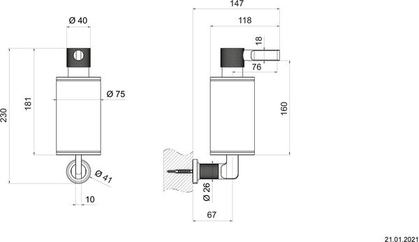 Seifenspender Gessi Inciso Finox image number 1